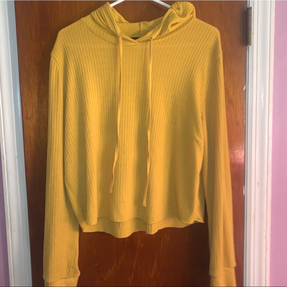 Yellow Cropped Top